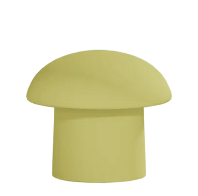 MUSHROOM 45, taburet, látka zelená