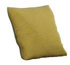 Polštář, 450x450 mm, látka žluto-hnědá