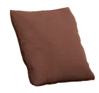 Polštář, 450x450 mm, látka hnědá