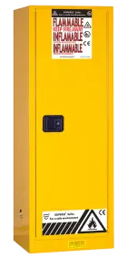 FIREPROOF 83 ohnivzdorná bezpečnostní skříň, 1650x590x460 mm, žlutá