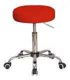 LZ 21SP židle lékařská, HR sedák, ekokůže červená