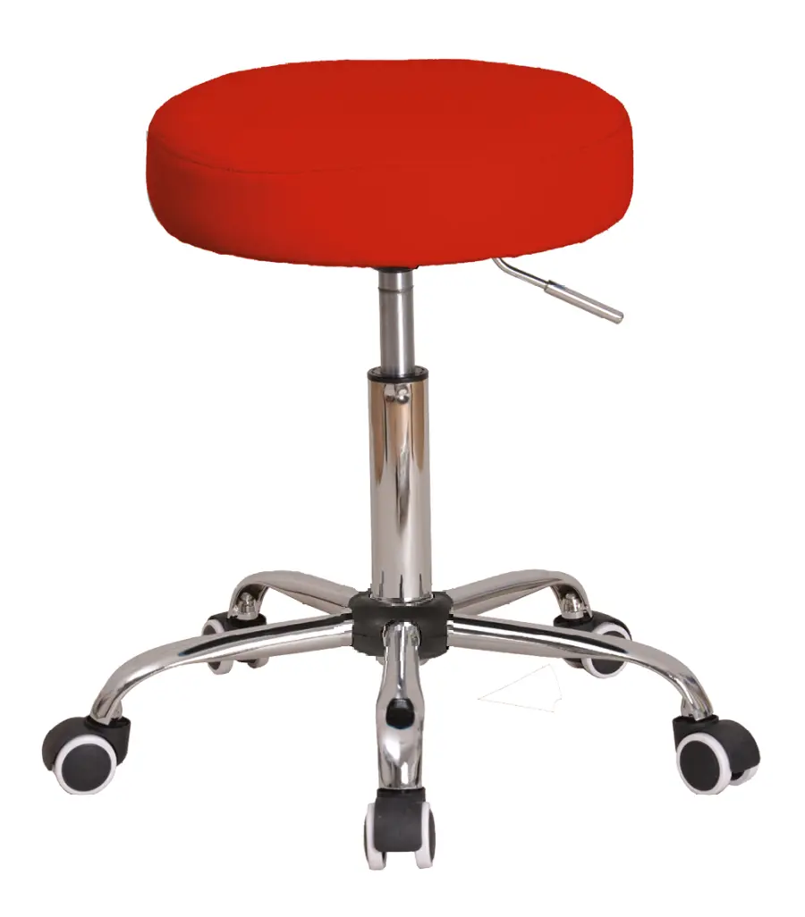 LZ 21SP židle lékařská, HR sedák, ekokůže červená