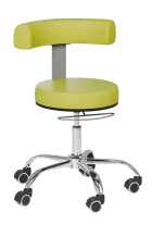 LZ 87, židle lékařská, kříž chrom, ekokůže pistáciová