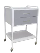 OV - 42 vozík 2-zásuvkový, mobilní, bílý/šedý