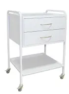 OV - 52 vozík 2-zásuvkový, mobilní, bílý/bílý