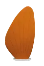 AKUSTIK DESIGN 01, designový akustický paraván, oranžový