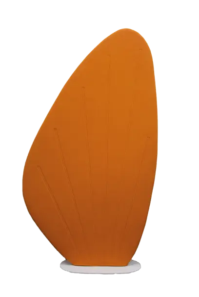 AKUSTIK DESIGN 01, designový akustický paraván, oranžový