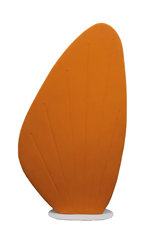 AKUSTIK DESIGN 01, designový akustický paraván, oranžový