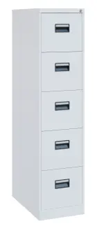 JP - 451 PR kartotéka 5-zásuvková, úchytky černý plast, 1631x620x390 mm, bílá