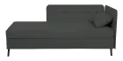 MIRANDA  pohovka celočalouněná, látka tmavě šedá