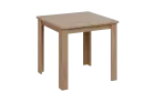 CLJS 80 jídelní stůl, dřevěná podnož, deska 18 mm, 800x800 mm, dub bardolino
