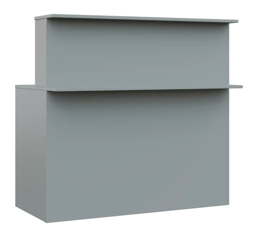 RE REC - 1200 recepce, 1150x1200x718, šedá