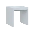 RE ST - 400 stolek odkládací malý, 430x400x400, bílá