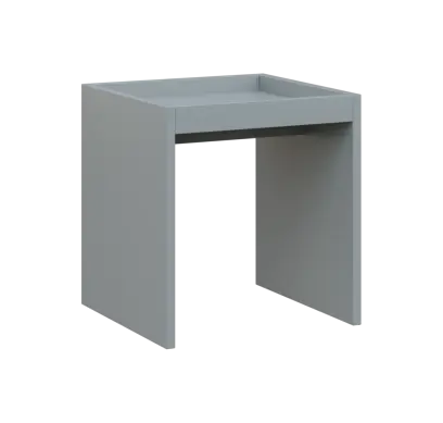 RE ST - 400 stolek odkládací malý, 430x400x400, šedá