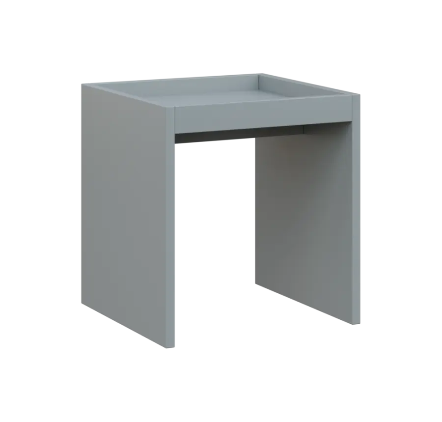 RE ST - 400 stolek odkládací malý, 430x400x400, šedá