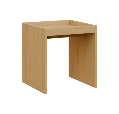 RE ST - 400 stolek odkládací malý, 430x400x400, javor horský