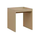 RE ST - 400 stolek odkládací malý, 430x400x400, pískově žlutá