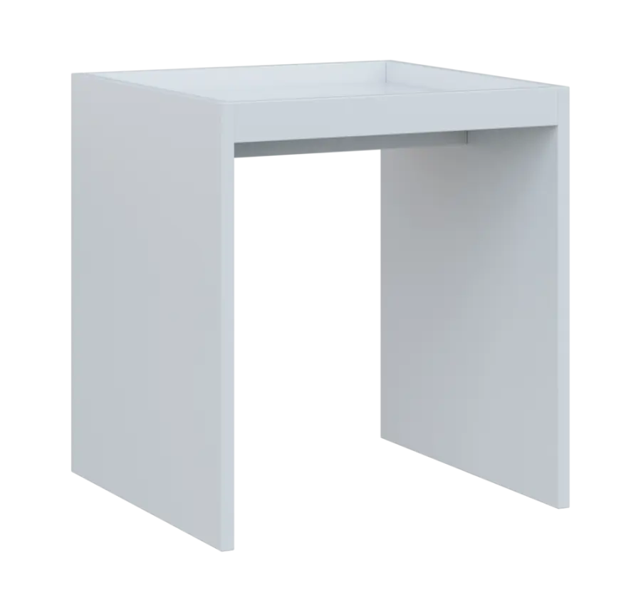 RE ST - 500 stolek odkládací velký, 550x500x500, bílá