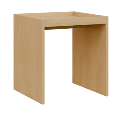 RE ST - 500 stolek odkládací velký, 550x500x500, bříza světlá