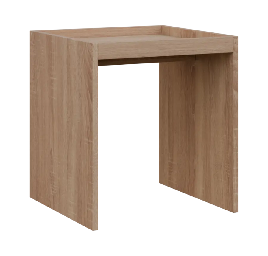 RE ST - 500 stolek odkládací velký, 550x500x500, dub bardolino