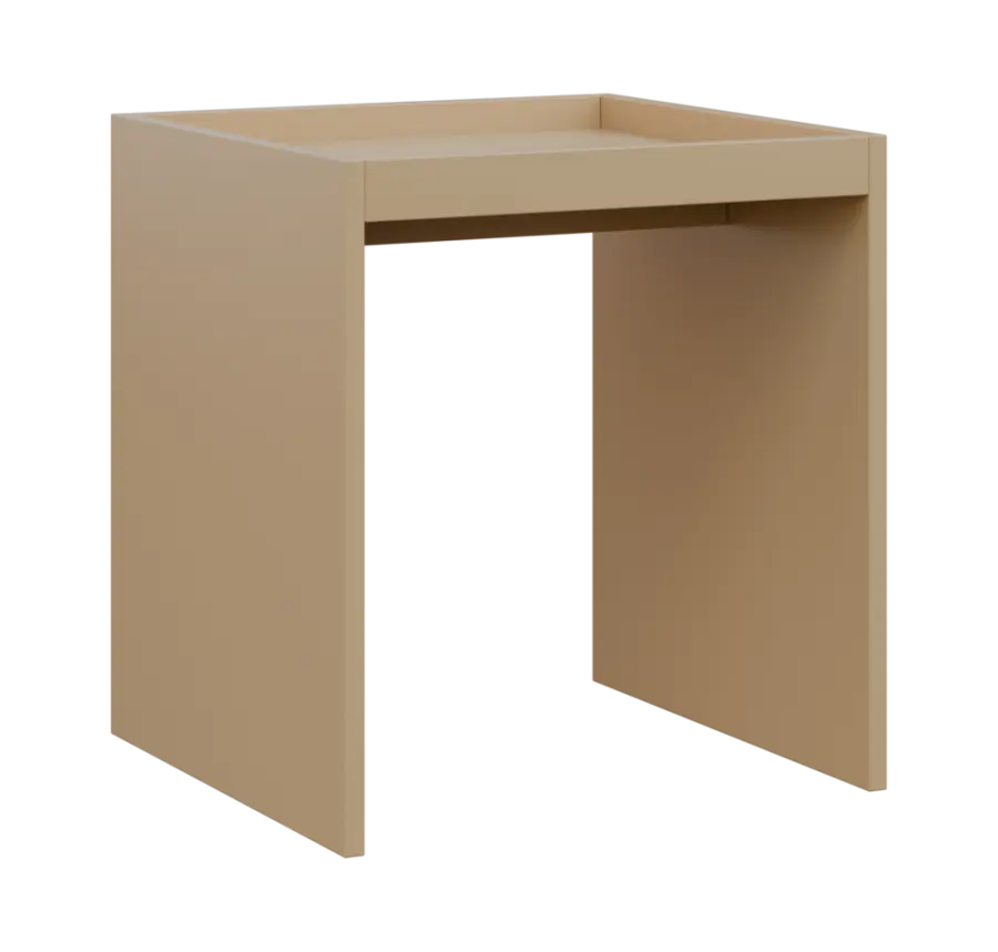 RE ST - 500 stolek odkládací velký, 550x500x500, pískově žlutá