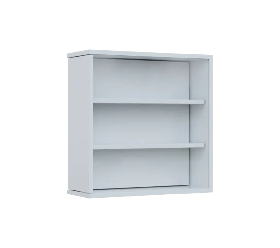 RE VTB - 200 vitrína s bočním výsuvem, 600x600x200, bílá