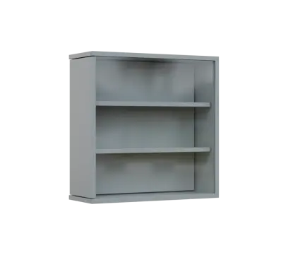 RE VTB - 200 vitrína s bočním výsuvem, 600x600x200, šedá