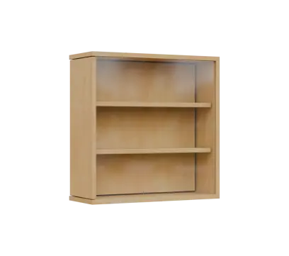 RE VTB - 200 vitrína s bočním výsuvem, 600x600x200, bříza světlá