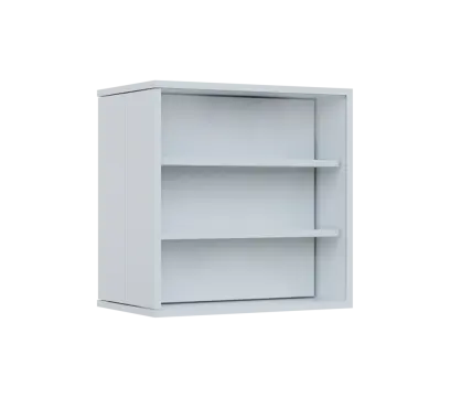 RE VTB - 350 vitrína s bočním výsuvem, 600x600x350, bílá