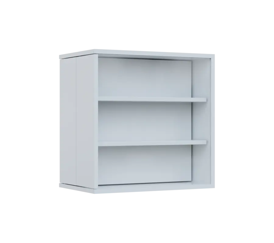 RE VTB - 350 vitrína s bočním výsuvem, 600x600x350, bílá