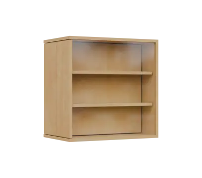 RE VTB - 350 vitrína s bočním výsuvem, 600x600x350, bříza světlá