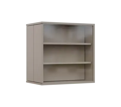 RE VTB - 350 vitrína s bočním výsuvem, 600x600x350, pískově béžová