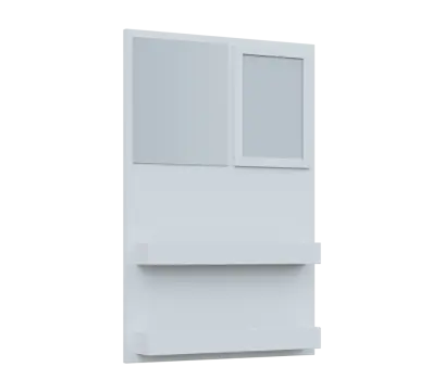 RE NÁS - 900 nástěnka, 900x600x78, bílá