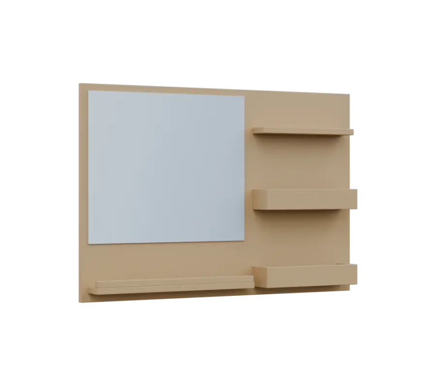 RE NÁS - 600 nástěnka, 600x600x78, pastelově žlutá