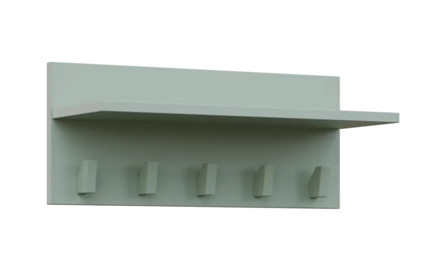 RE VK - 600 věšák, 250x600x218, pastelově zelená