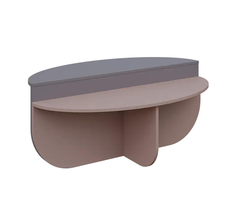 RGY 13 konferenční stolek, deska 18 mm, 500x1200x700, pudrová