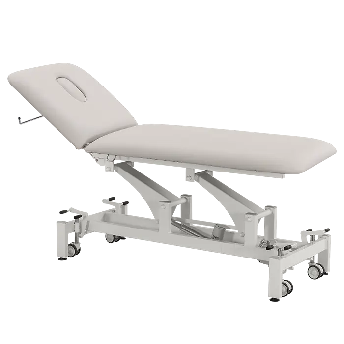 MEDIPLUS 2, lehátko vyšetřovací zdravotní, elektricky stavitelné, 2- segmentové, barva Medi SK světle šedá