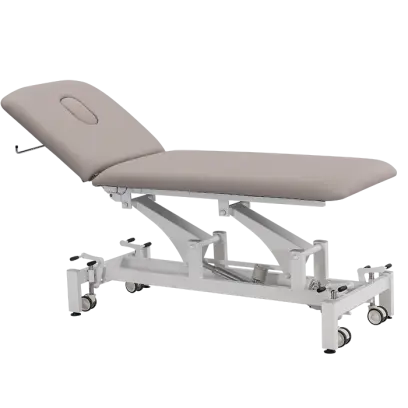 MEDIPLUS 2, lehátko vyšetřovací zdravotní, elektricky stavitelné, 2- segmentové, barva Medi SK světlá káva