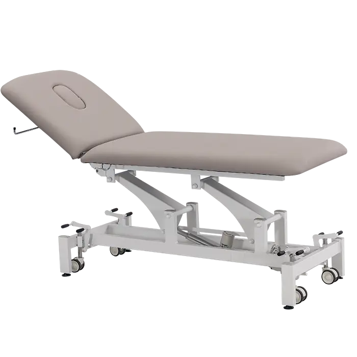 MEDIPLUS 2, lehátko vyšetřovací zdravotní, elektricky stavitelné, 2- segmentové, barva Medi SK světlá káva