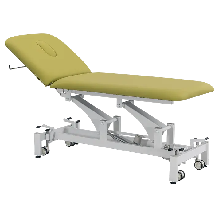MEDIPLUS 2, lehátko vyšetřovací zdravotní, elektricky stavitelné, 2- segmentové, barva Medi SK jarní zeleň