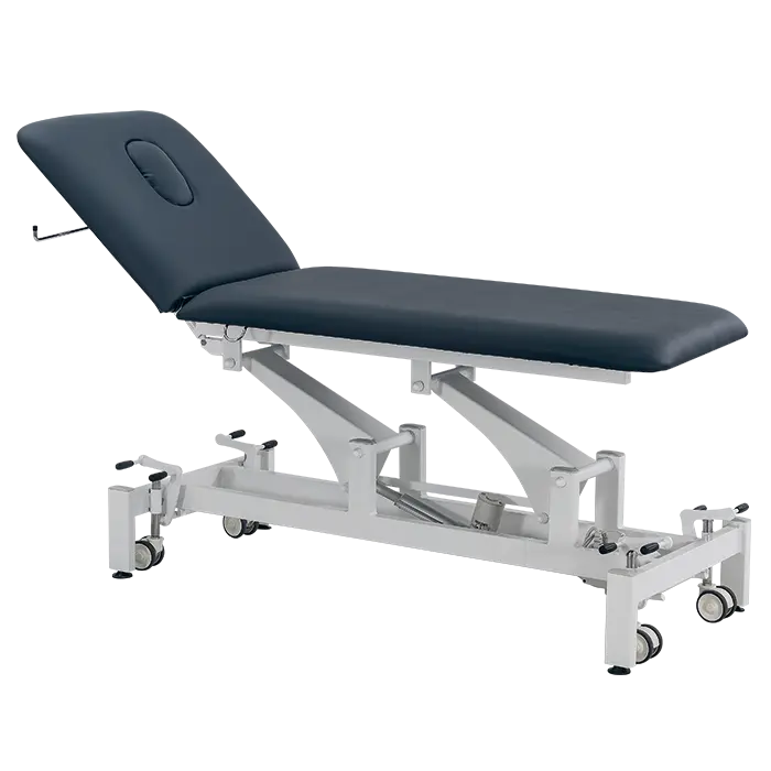 MEDIPLUS 2, lehátko vyšetřovací zdravotní, elektricky stavitelné, 2- segmentové, barva Medi SK tmavě modrá