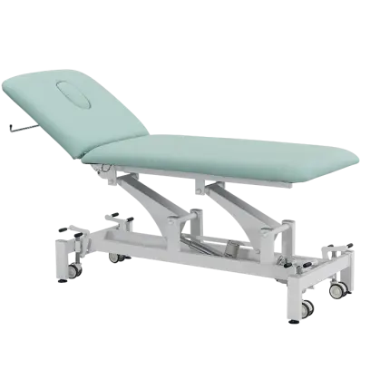 MEDIPLUS 2, lehátko vyšetřovací zdravotní, elektricky stavitelné, 2- segmentové, barva Medi SK pastelově zelená