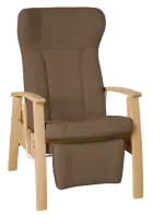 GAVOTA C2-2-P pečovatelské křeslo, pevné, s polohováním obsluhou, opěrák comfort, pevné područky, dř