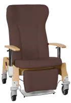 GAVOTA G2-2-V pečovatelské křeslo, mobilní, s polohováním obsluhou, opěrák comfort, výškově stavitel