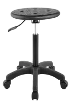 PUR 05, židle laboratorní a dílenská, PU černá