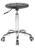 PUR 06, židle laboratorní a dílenská, PU černá