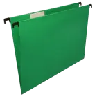 M 7590/25 Desky závěsné s plastovým rozlišovačem, zelené (balení 25 ks)