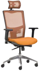 ANDREAS 4D, židle kancelářská, oranžová