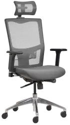 ANDREAS 4D, židle kancelářská, šedá