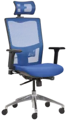 ANDREAS 4D, židle kancelářská, modrá